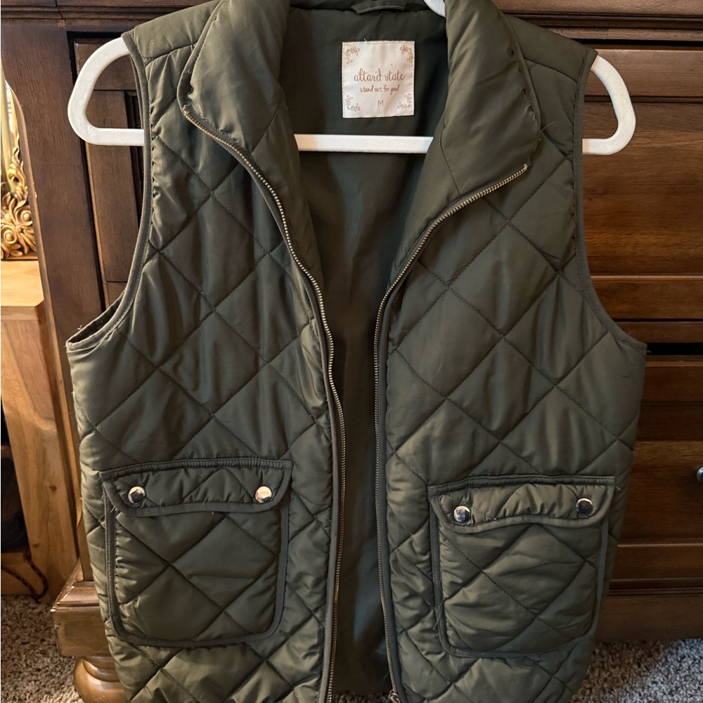 Altar’d State Olive Green Vest